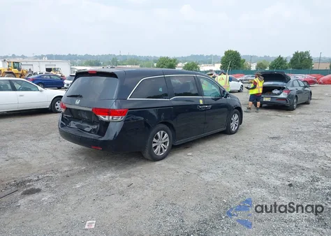 2015 Honda Odyssey Ex-L из США, поврежденный, VIN 5FNRL5H69FB118773